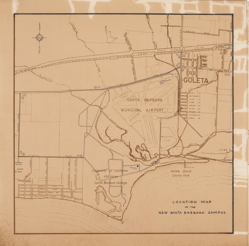 Location Map of the New Santa Barbara Campus