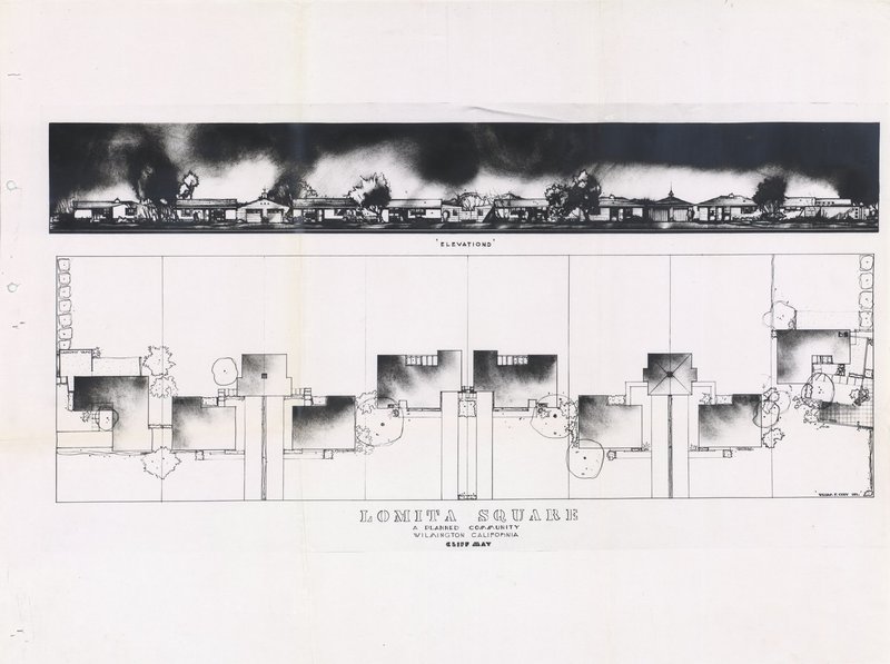 Cliff May: Lomita Square housing tract (Wilmington, Calif.)