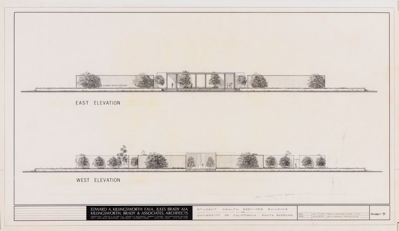 Student Health Center elevations