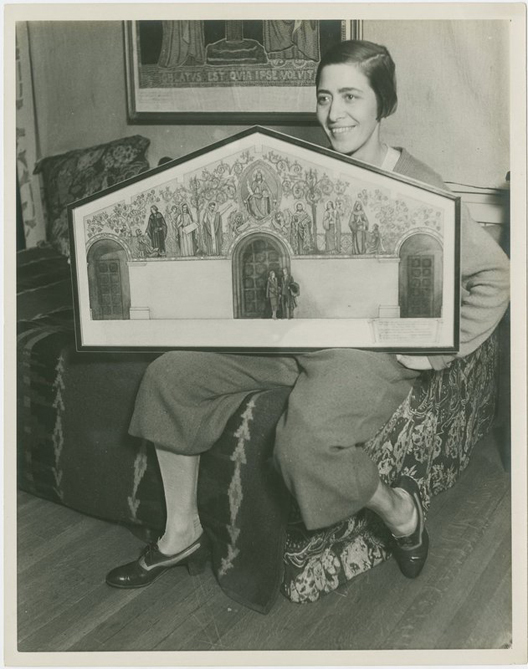 Lucile Lloyd: proposed mural decoration for the Ojai Presbyterian Church (Ojai, Calif.)