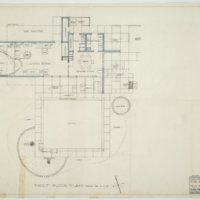 Albert Frey: Frey House 1 floor plan